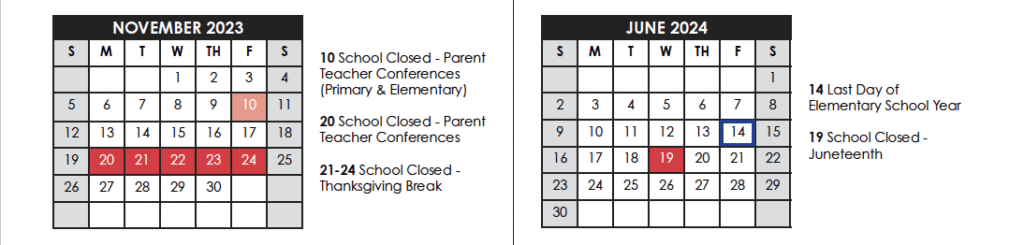 Mission Montessori School in San Francisco School Calendar Mission Montessori School in San Francisco School Calendar